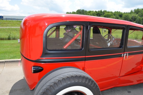 1929 studebaker 18 hot rod, rear side view