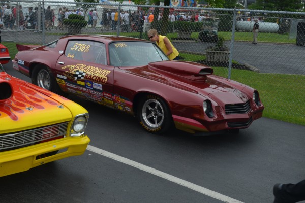 second gen chevy camaro drag car