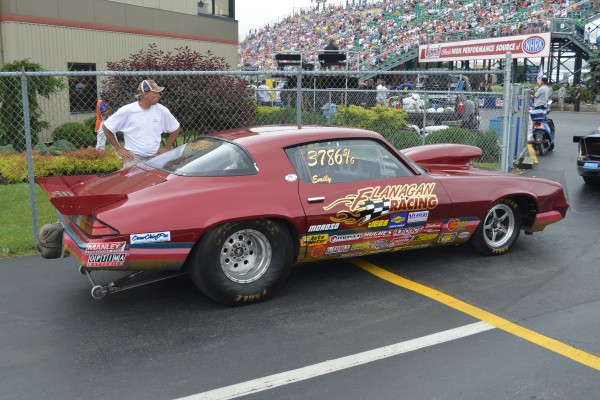 second gen chevy camaro drag car