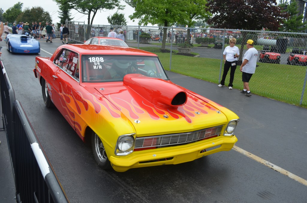 chevy 2 nova drag car