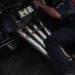hemi exhaust zoomie headers on a nhra drag race car thumbnail