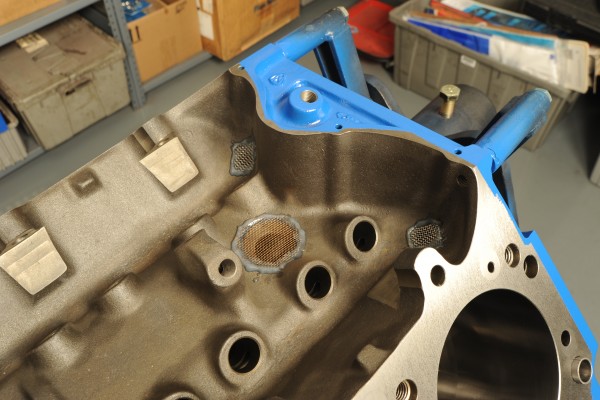 lifter valley on a Ford 598 Big Block