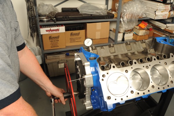degreeing a camshaft on a Ford 598 Big Block