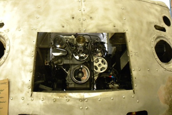 ls3 engine in a 1949 chevy kurbmaster step van