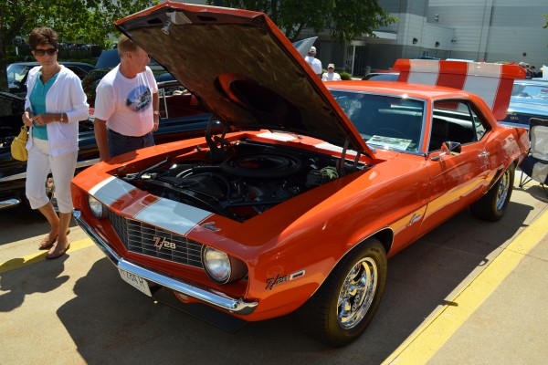 1969 Chevy Camaro Z/28 at car show, 2013
