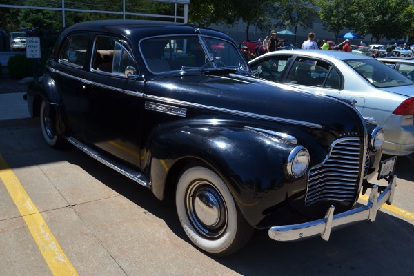 Vintage Buick Super Sedan at a classic car show