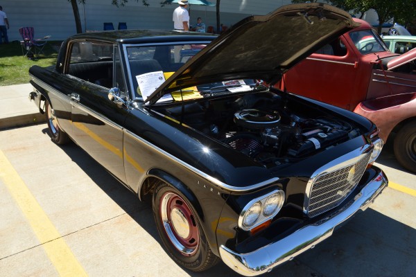 black vintage studebaker lark coupe