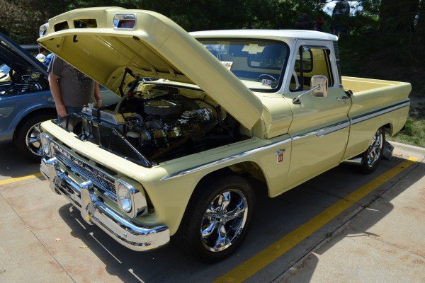 Vintage Chevy C10 truck at Summit Racing car show, 2013