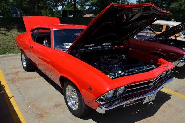 red chevy chevelle fastback