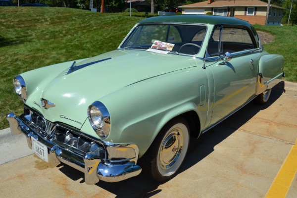 Vintage green studebaker champion