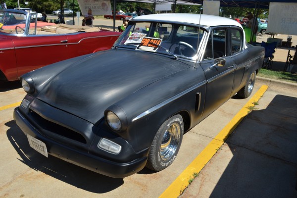 Vintage Studebaker Coupe at a car show