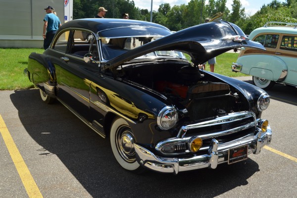 postwar chevy coupe at car show, 2013