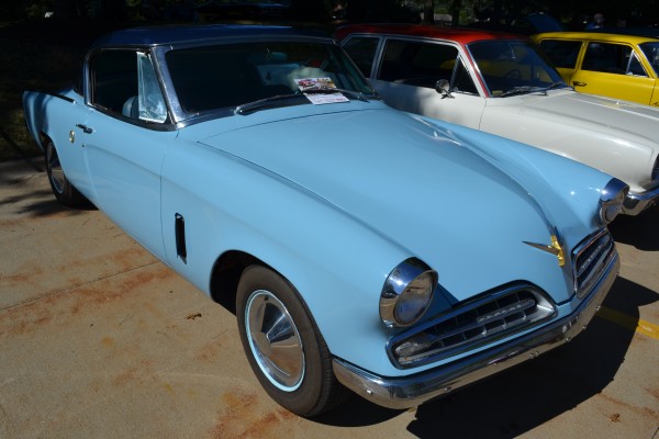 Blue Packard Coupe
