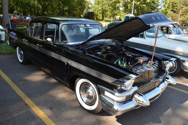 1950s era black Packard sedan