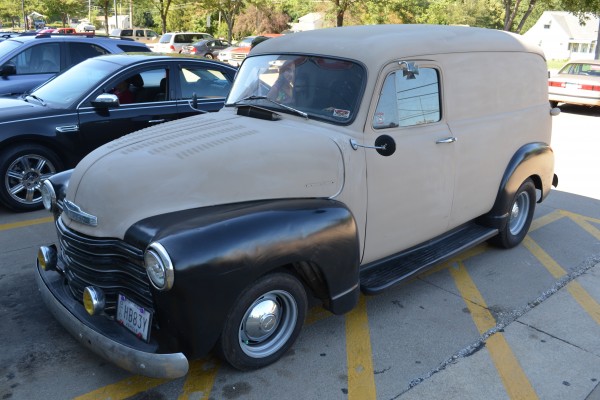 Vintage sedan delivery truck