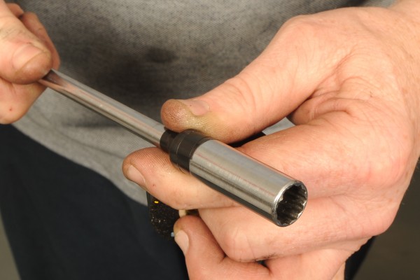 a deepwell socket on an extension bar