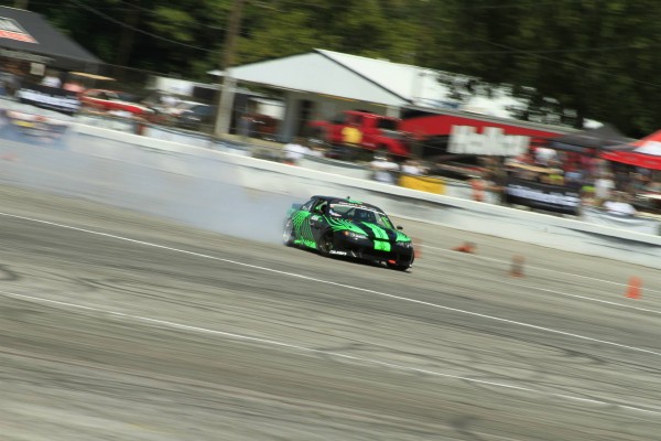 drift car racing during drifting competition