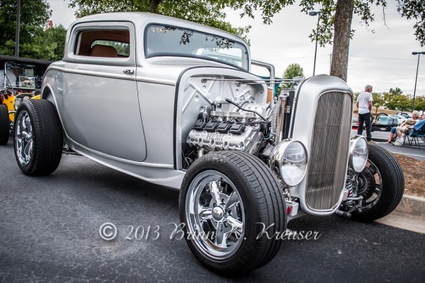 ford three window hot rod with hemi v8