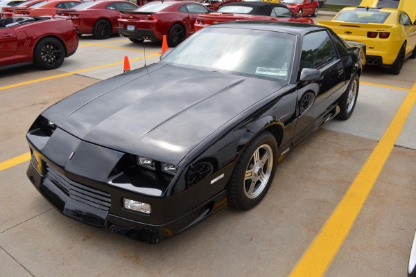 black third gen chevy camaro at summit racing