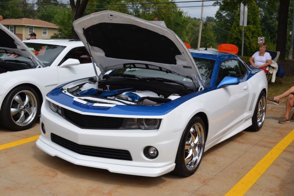 fifth gen late model camaro with custom paint and wheels