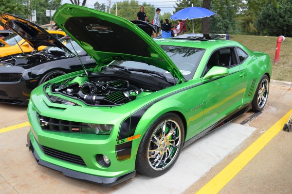 metallic green 5th gen chevy camaro
