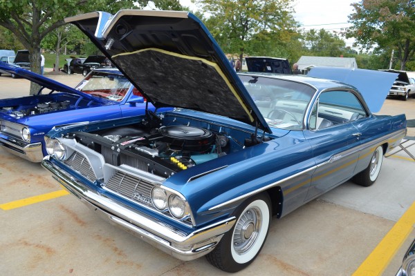 vintage pontiac bubbletop coupe from the early 1960s