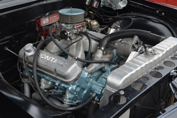 pontiac v8 engine in a muscle car