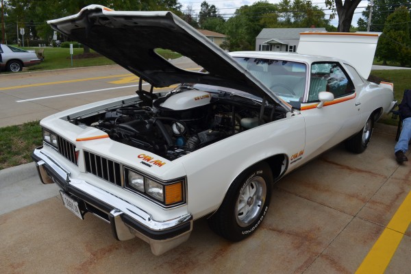 vintage pontiac can am at a car show