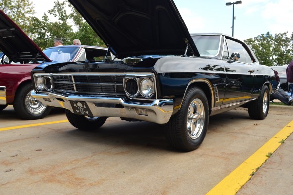 vintage buick coupe at a car show