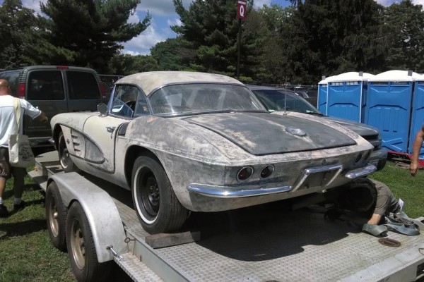 primer corvette project car at Corvettes at Carlisle, 2013