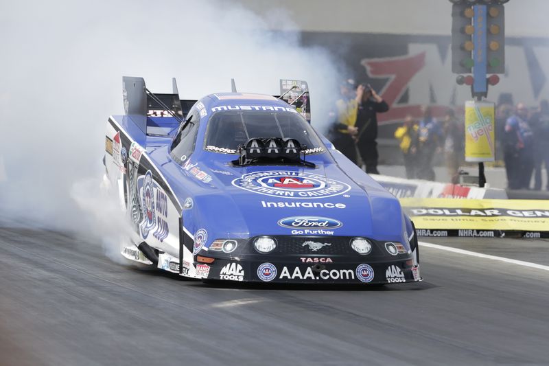 Robert Hight in NHRA funny car 2013