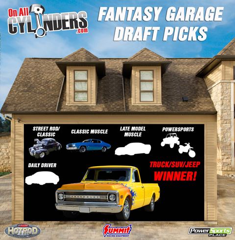 fantasy garage artwork - truck