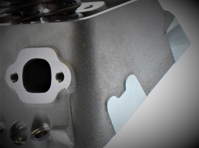 camel hump head casting mark on modern TFS cylinder heads