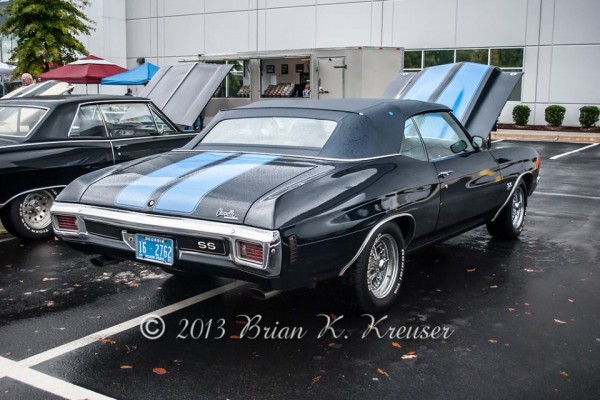 Custom Chevy Chevelle SS Convertible with wire wheels