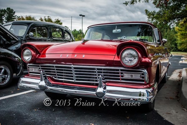 1950s era custom ford coupe