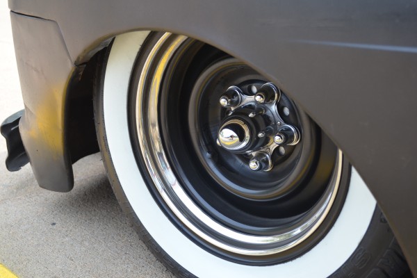 Lowered 1951 Ford Pickup Truck Hot Rod custom wheel