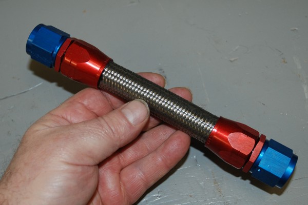 finished -10 AN hose assembly