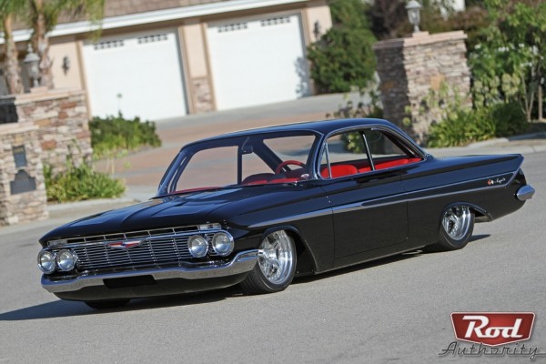 front view of a 1961 Chevy Impala Hot Rod