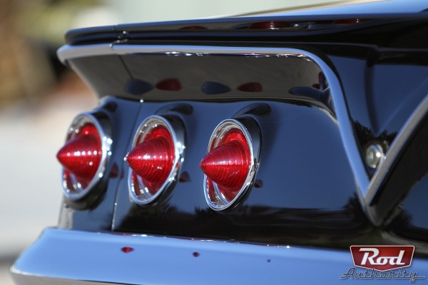 rear taillights on a 1961 Chevy Impala Hot Rod