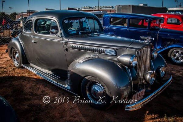 1939 silver hot rod coupe