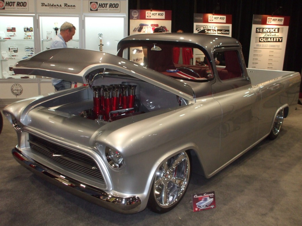 1957 chevy short bed pickup Great 8 SEMA