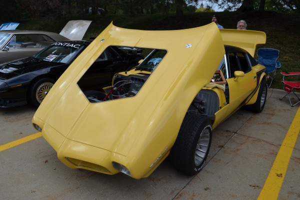 customized pro street 1970 1/2 Pontiac Firebird