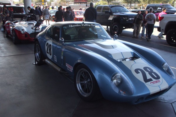 shelby daytona coupe kit car displayed at SEMA 2013