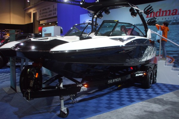 speedboat with a Ford Raptor 6.2L engine