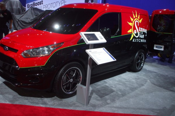 Ford transit van custom displayed at SEMA 2013