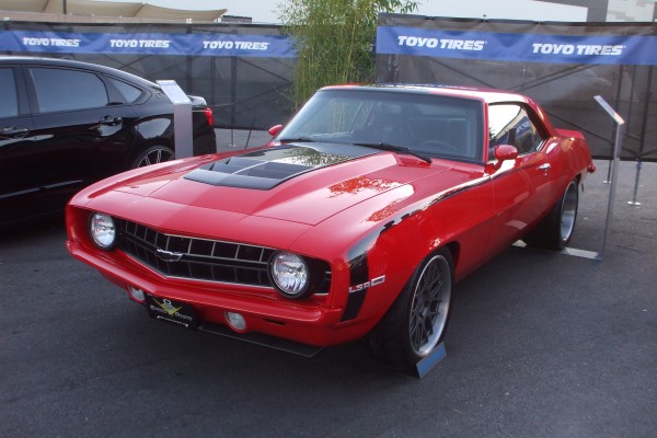 LSA powered chevy camaro restomod displayed at SEMA 2013