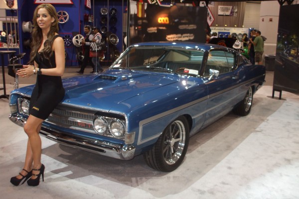 ford torino gt displayed at SEMA 2013