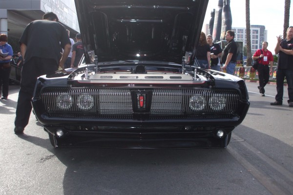 front grille of a vintage mercury cougar Pro Touring restomod