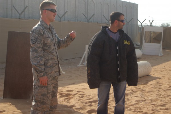 nhra drivers getting a military exhibition tour during overseas visit