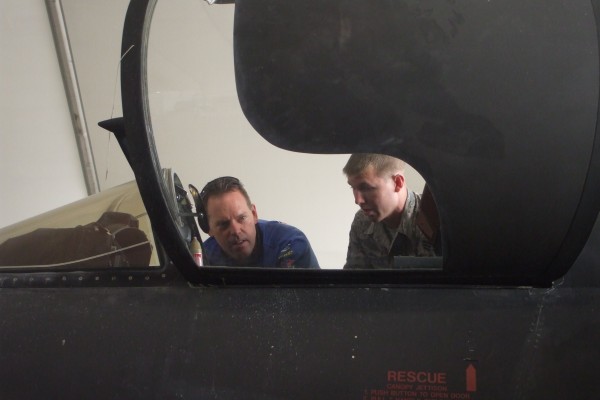 nhra drivers getting a military exhibition tour during overseas visit